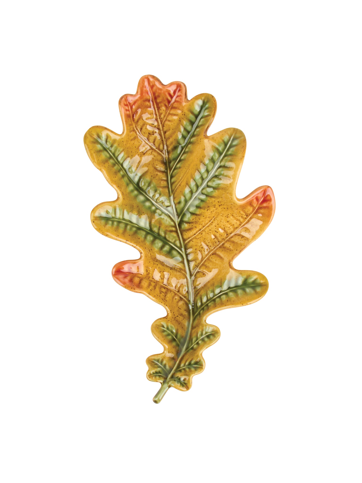 Bordallo Pinheiro Autumn Oak Leaf Plate