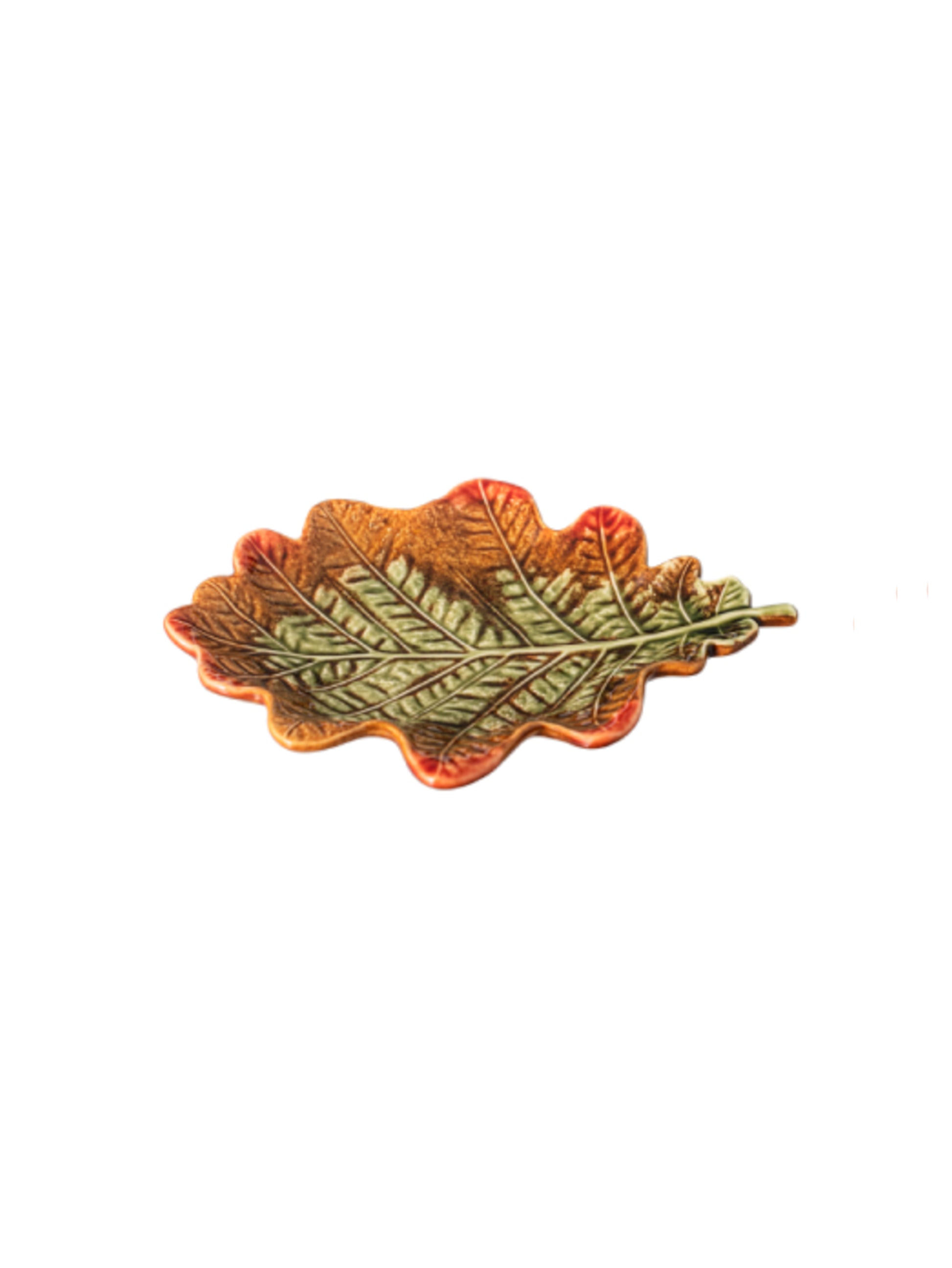 Bordallo Pinheiro Autumn Oak Leaf Plate Weston Table