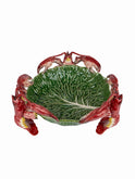 Bordallo Pinheiro Cabbage with Lobsters Centerpiece Weston Table