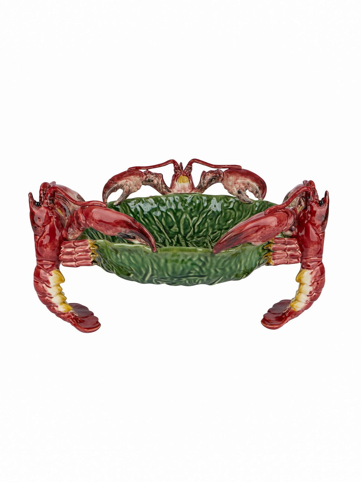 Bordallo Pinheiro Cabbage with Lobsters Centerpiece Weston Table
