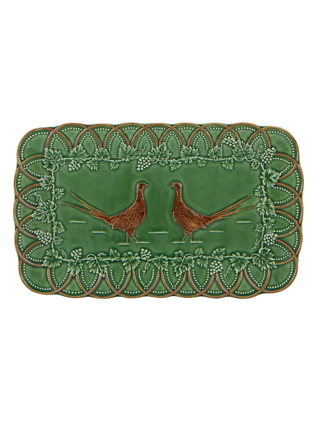 Bordallo Pinheiro Grove Pheasants Tray Weston Table