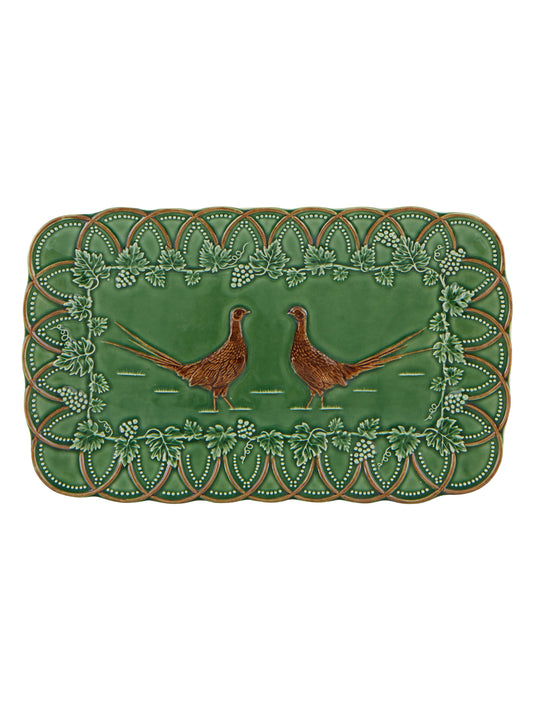 Bordallo Pinheiro Grove Pheasants Tray Weston Table