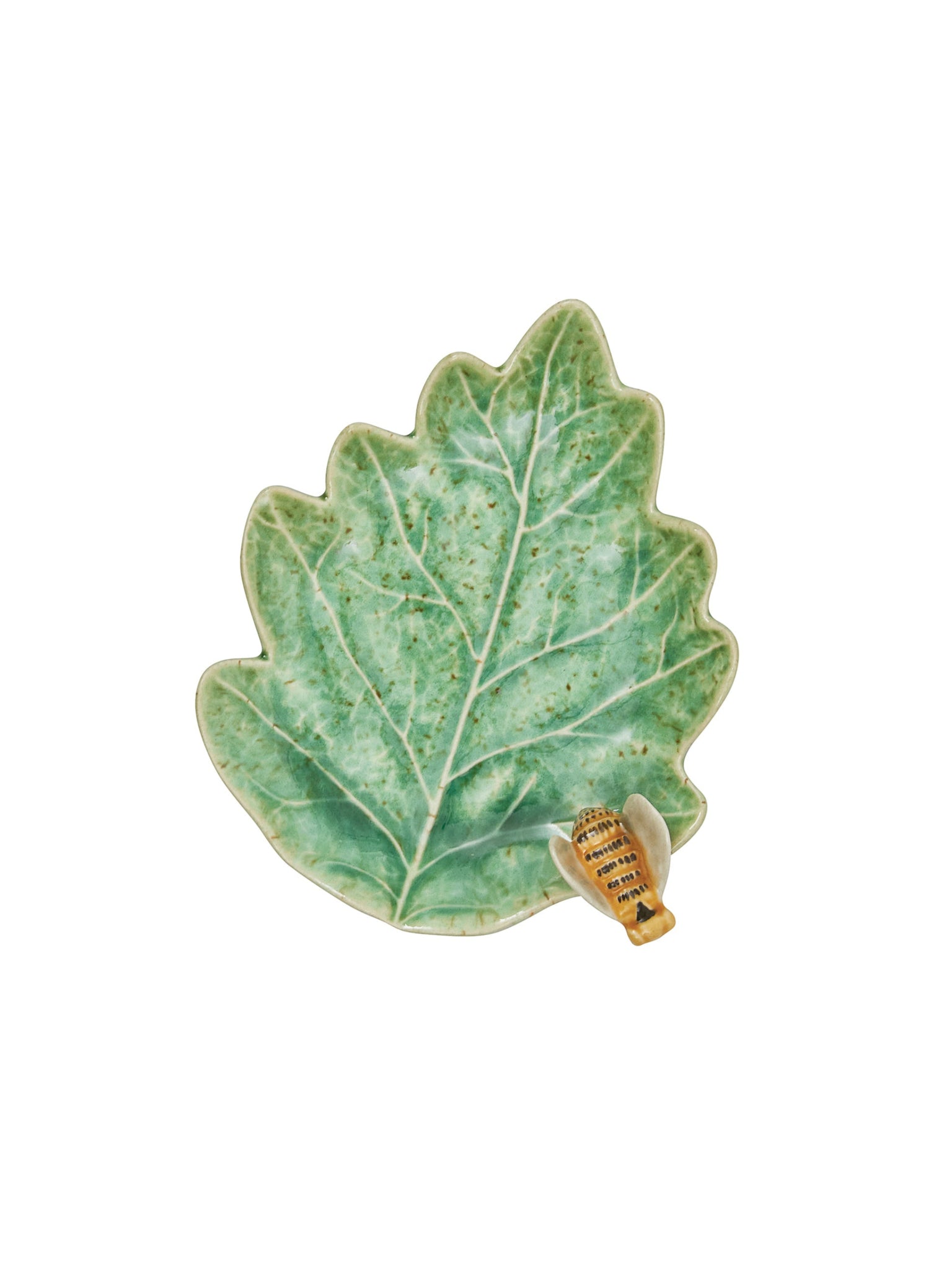 Bordallo Pinheiro Oak Leaf with Bee Plate Weston Table