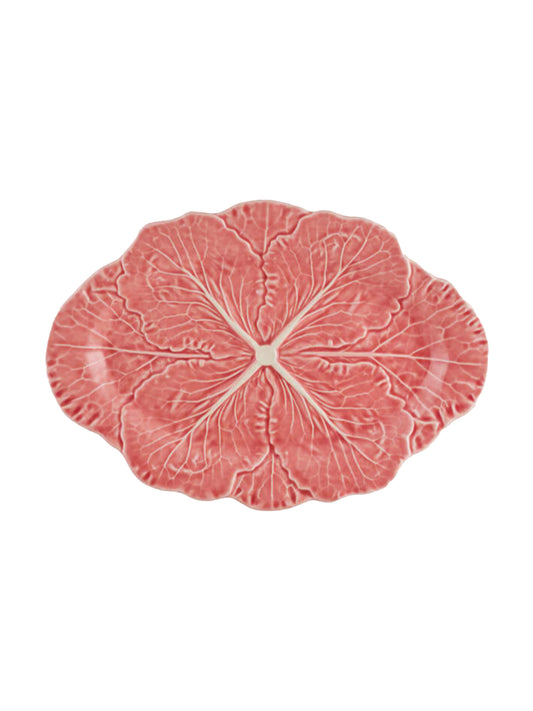 Bordallo Pinheiro Pink Cabbage 14" Oval Platter Weston Table