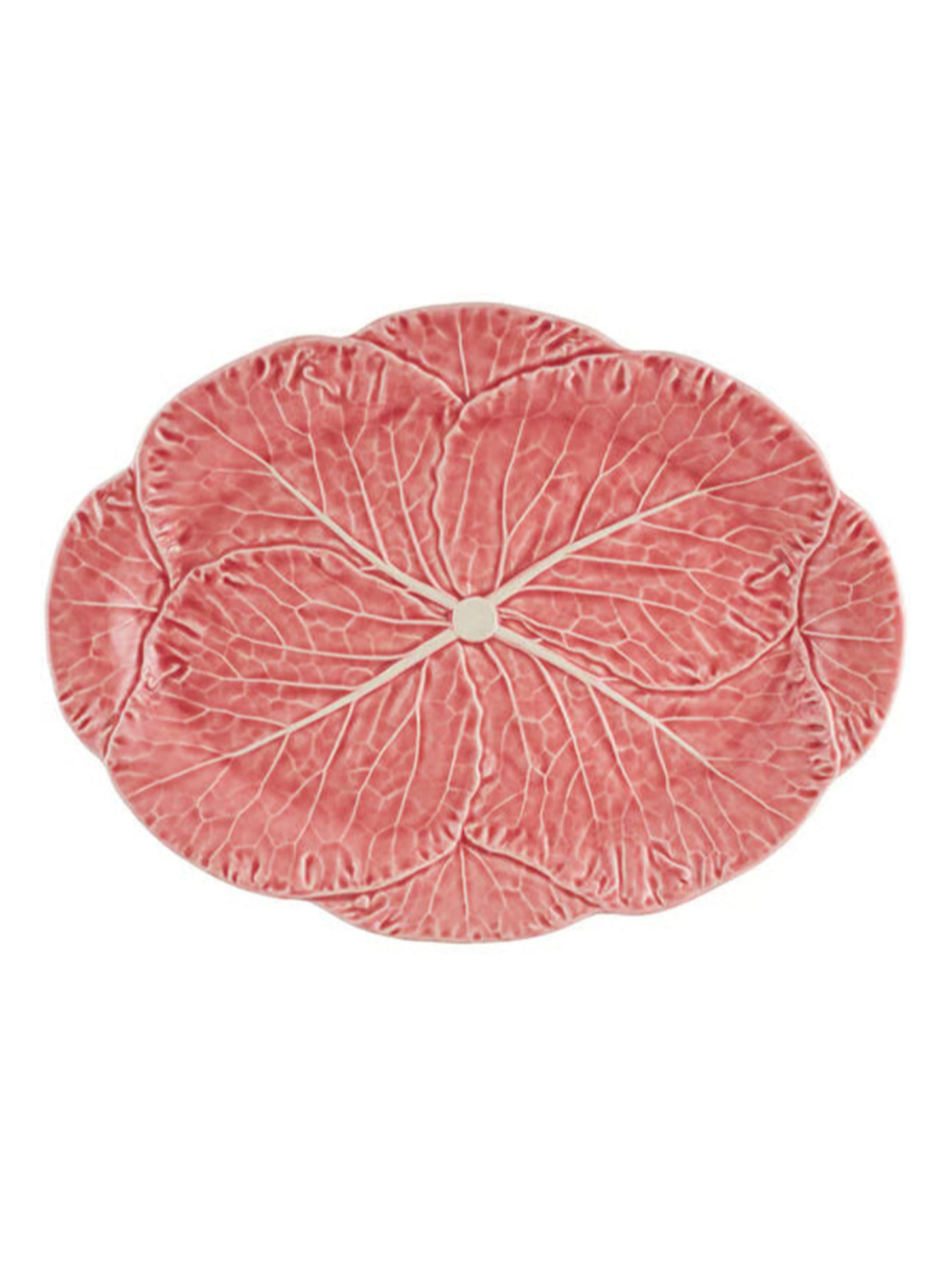 Bordallo Pinheiro Pink Cabbage 17" Oval Platter Weston Table