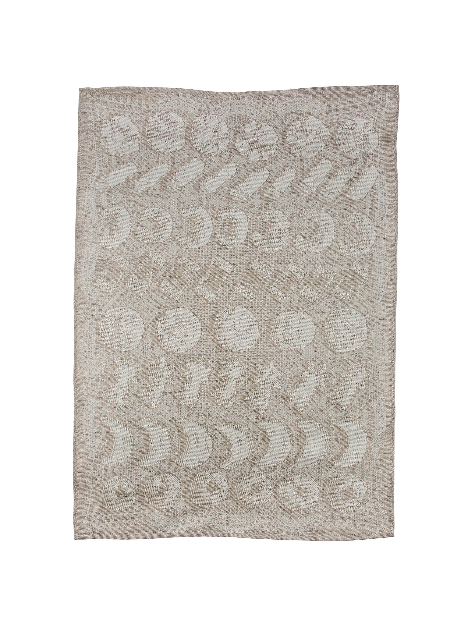 Boulangerie Platinum Linen Kitchen Towel Weston Table