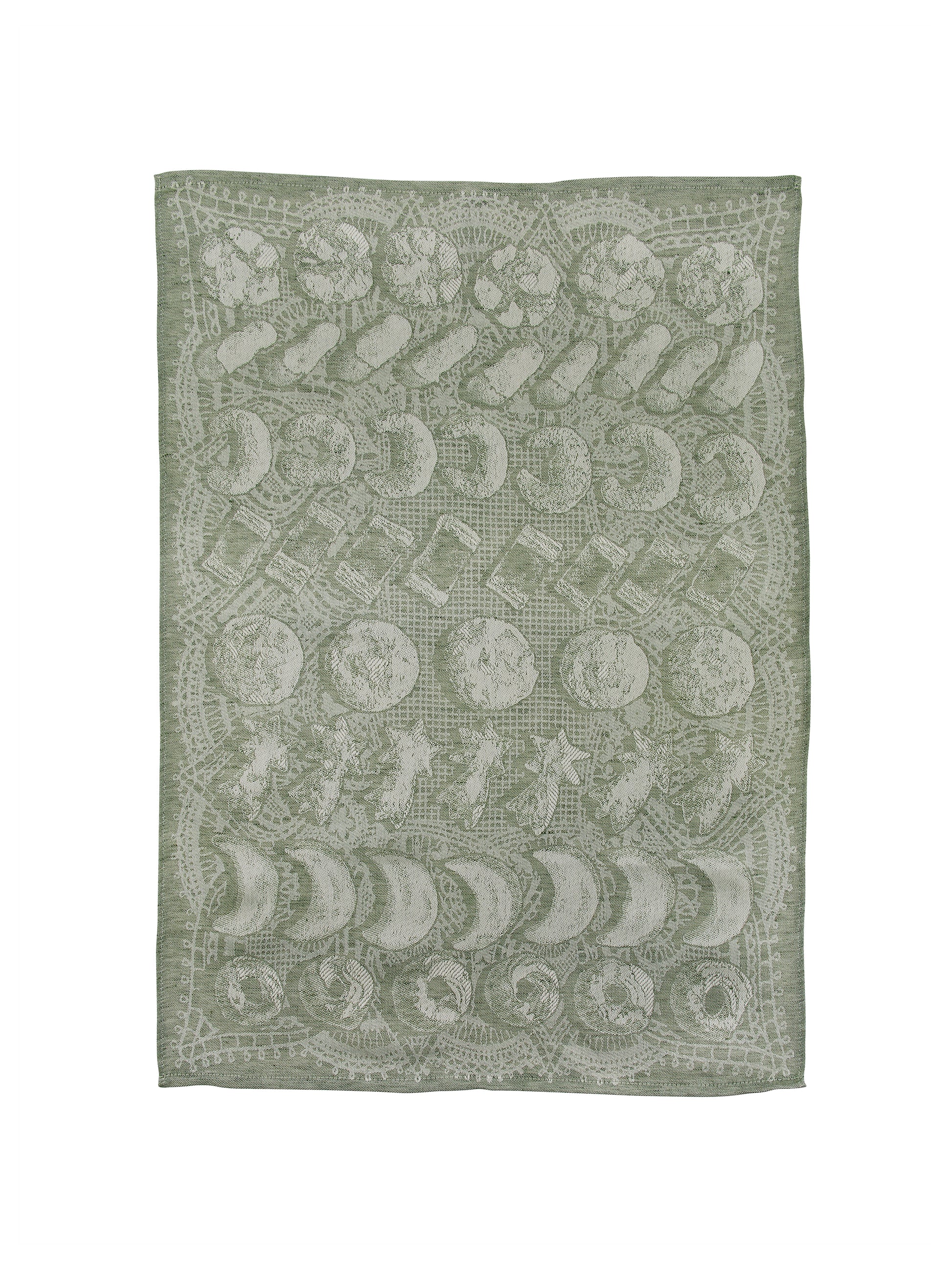 Boulangerie Sage Linen Kitchen Towel Weston Table