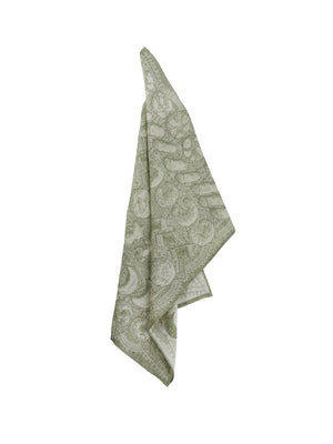  Boulangerie Sage Linen Kitchen Towel Weston Table 