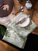 Boulangerie Sage Linen Kitchen Towel Weston Table