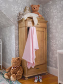 Brahms Mount Puffin Baby Blanket Pink Weston Table