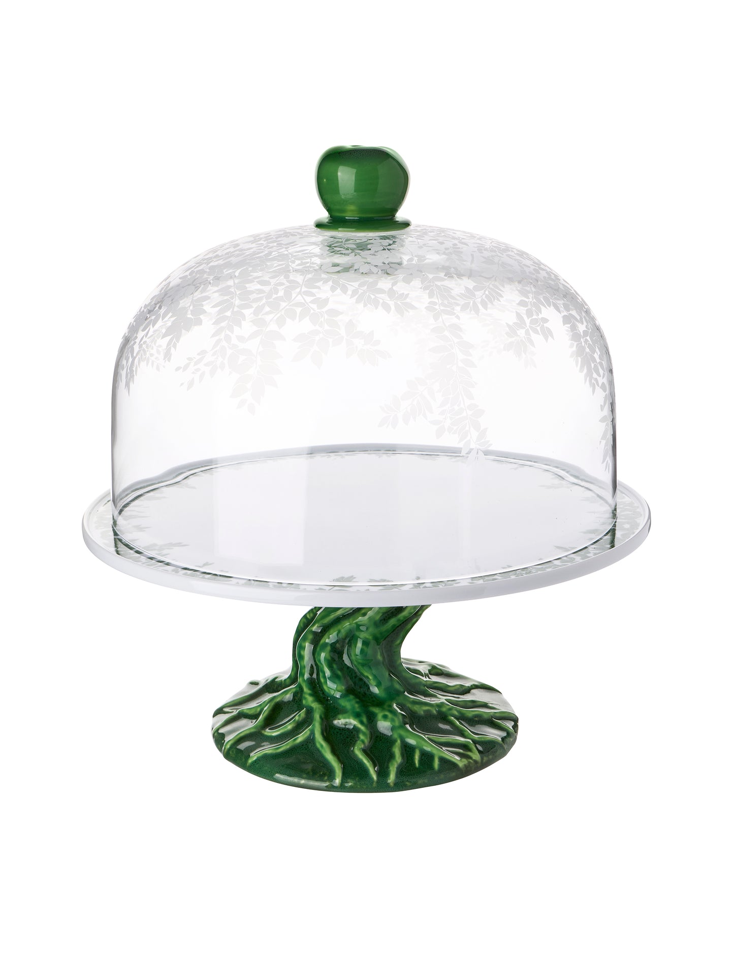 Branches and Leaves Cake Stand with Dome Weston Table