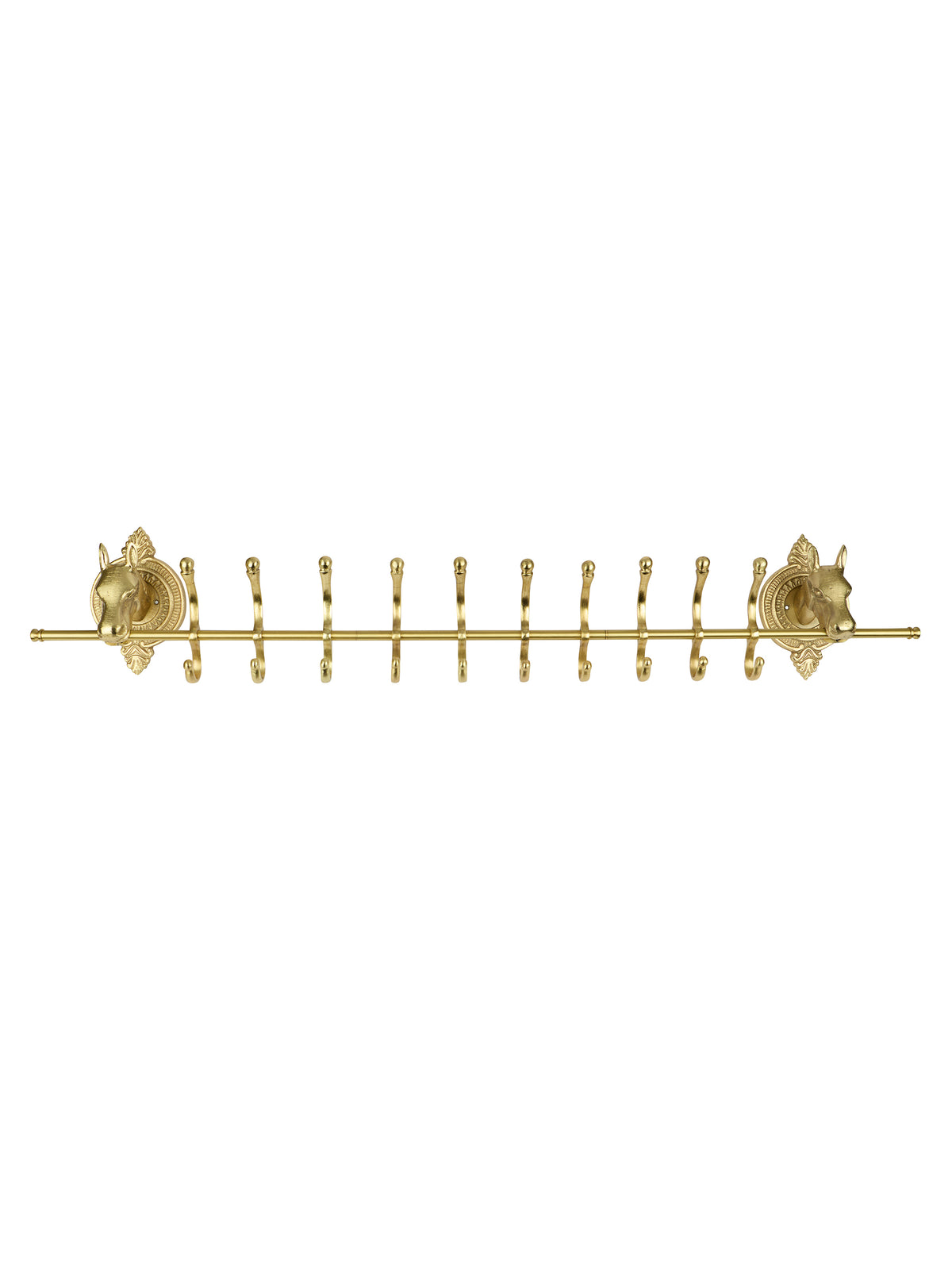 Brass Equestrian Mounted Coat Rack Weston Table