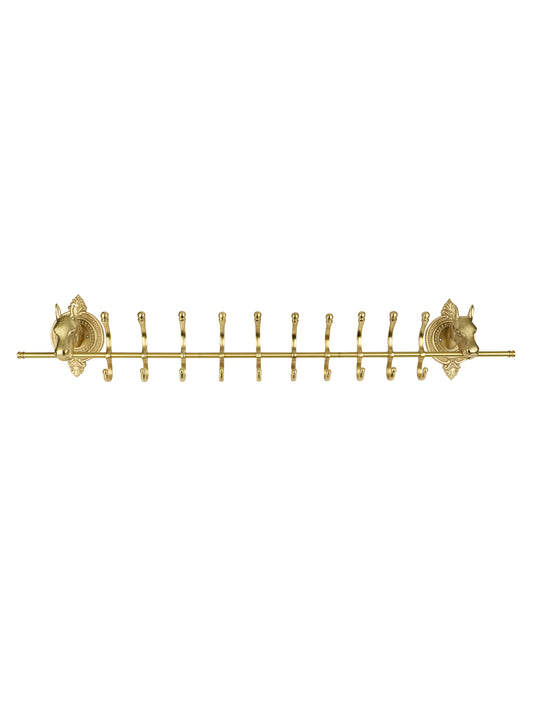 Brass Equestrian Mounted Coat Rack Weston Table