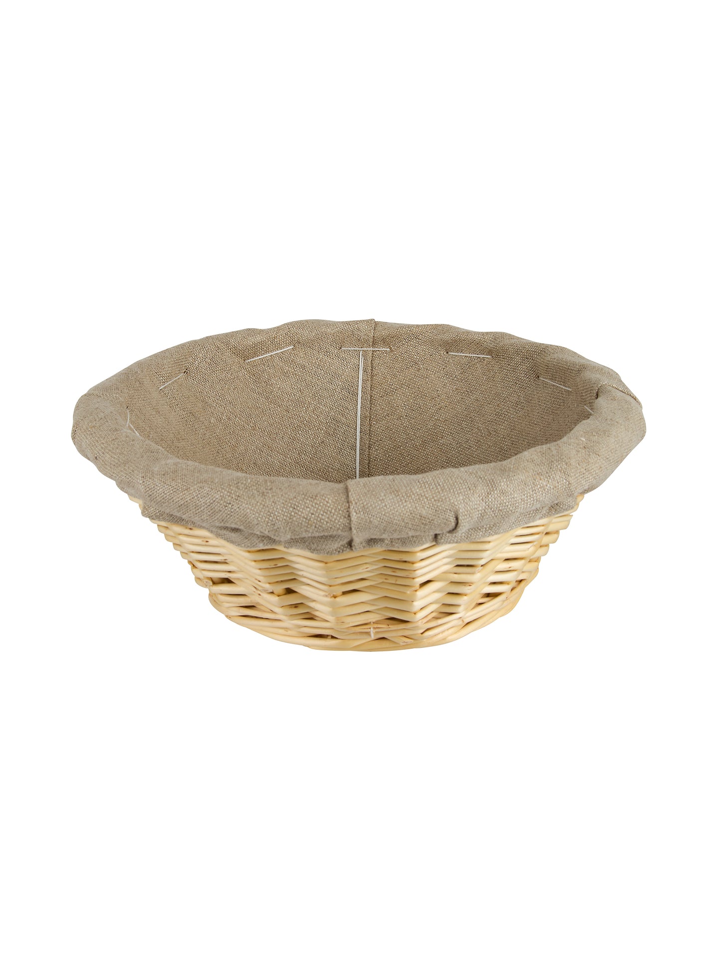 Bread Rising Linen Lined Wicker Basket Weston Table
