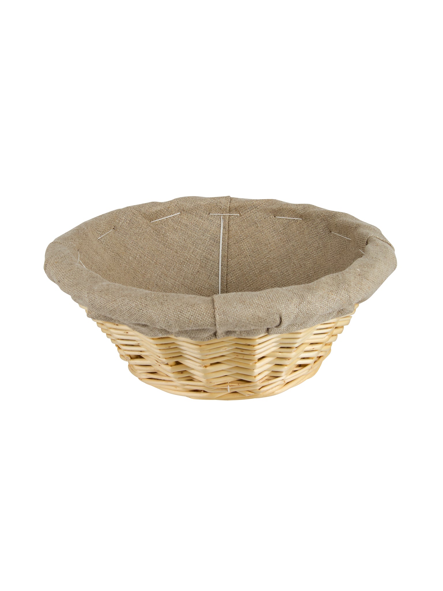 Bread Rising Linen Lined Wicker Basket Weston Table