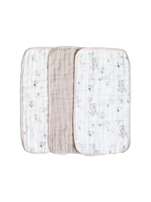  Bunnies and Ducks Organic Cotton Burp Cloths Weston Table 