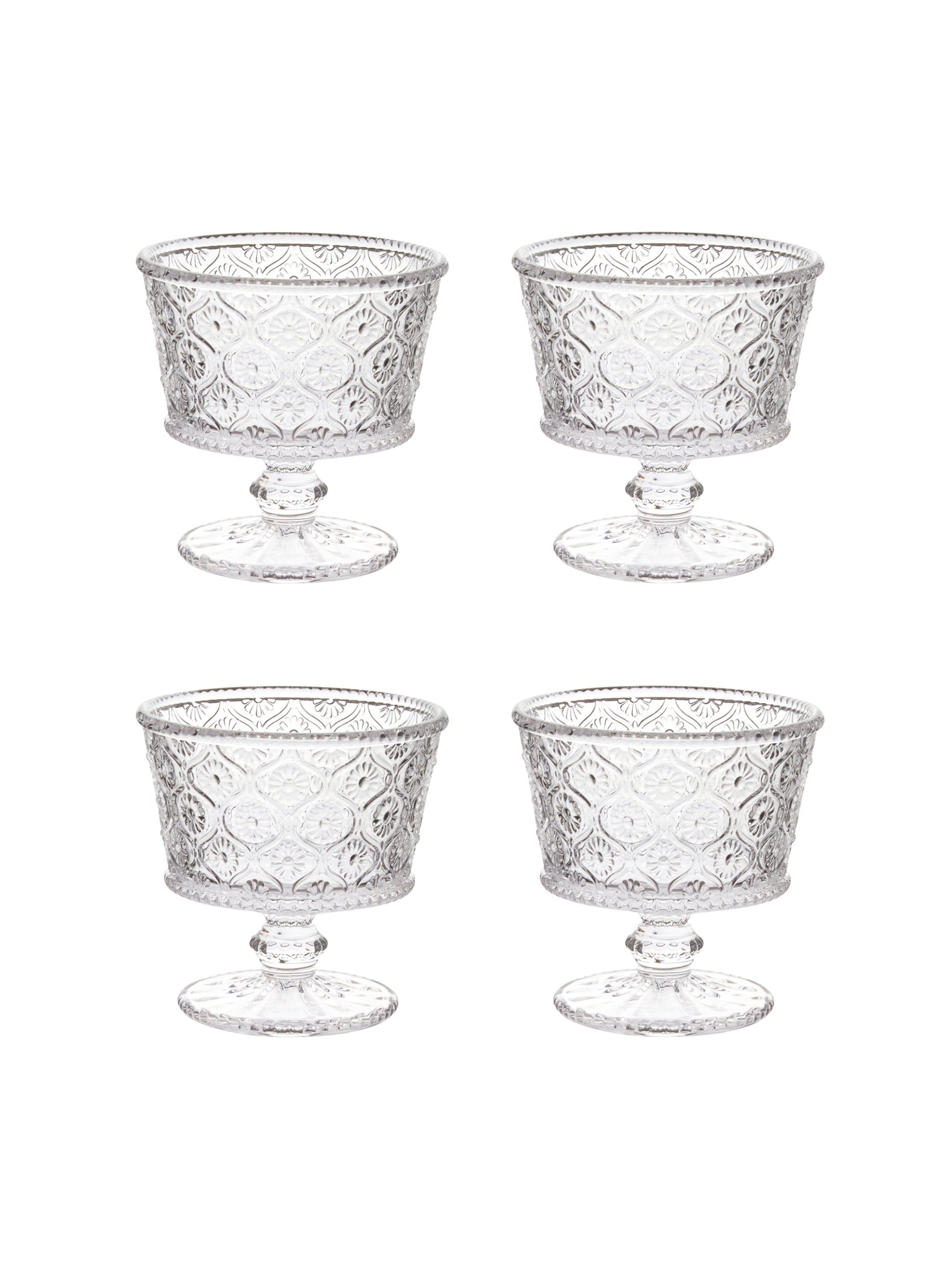 Cameo Dessert Dishes Set of Four Weston Table