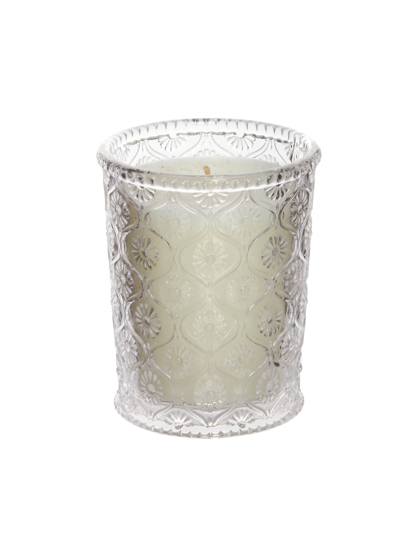 Cameo Glass Celtic Sea Salt Candle Weston Table