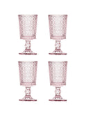 Cameo Pink All Purpose Glasses Set of Four Weston Table