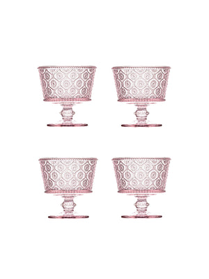  Cameo Pink Dessert Dishes Set of Four Weston Table 