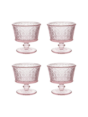  Cameo Pink Dessert Dishes Set of Four Weston Table 