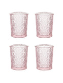 Cameo Pink Old Fashioned Glasses Set of Four Weston Table