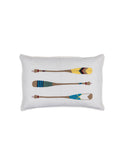 Canoe Paddles Embroidered Pillow Weston Table