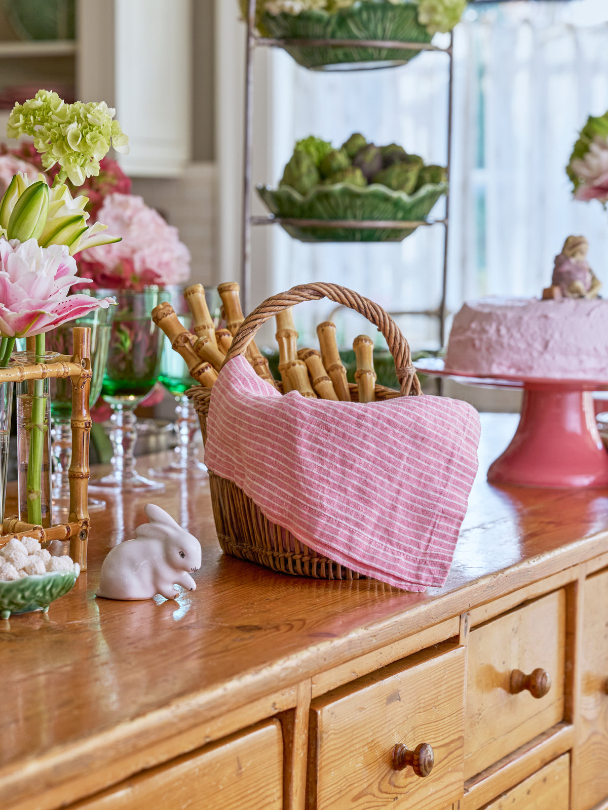 Cape Cod Candy Stripe Napkins Weston Table