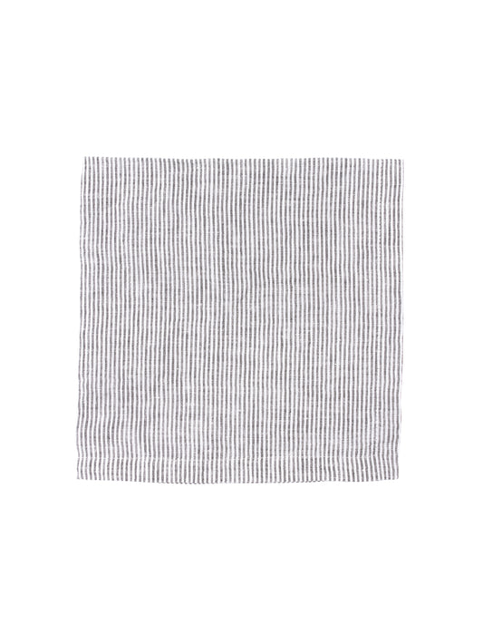 Cape Cod Graphite Stripe Linen Collection Napkins Weston Table