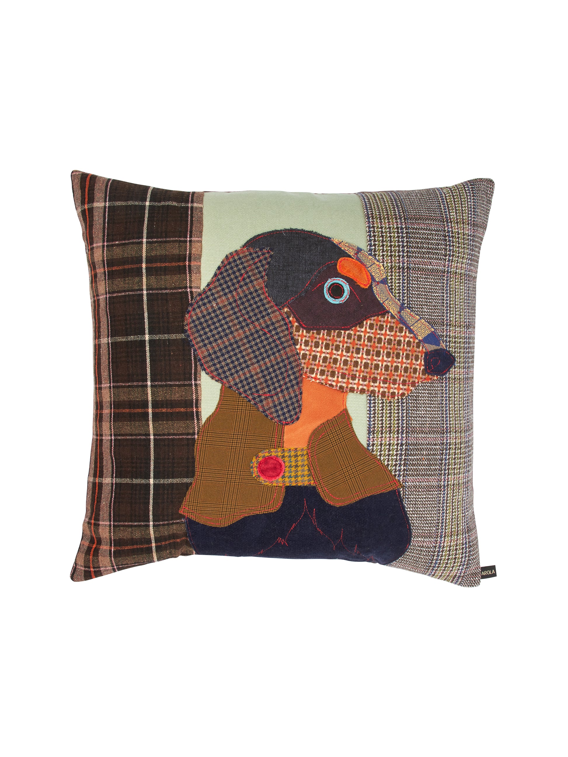 Carola van Dyke Dachshund Pillow Weston Table