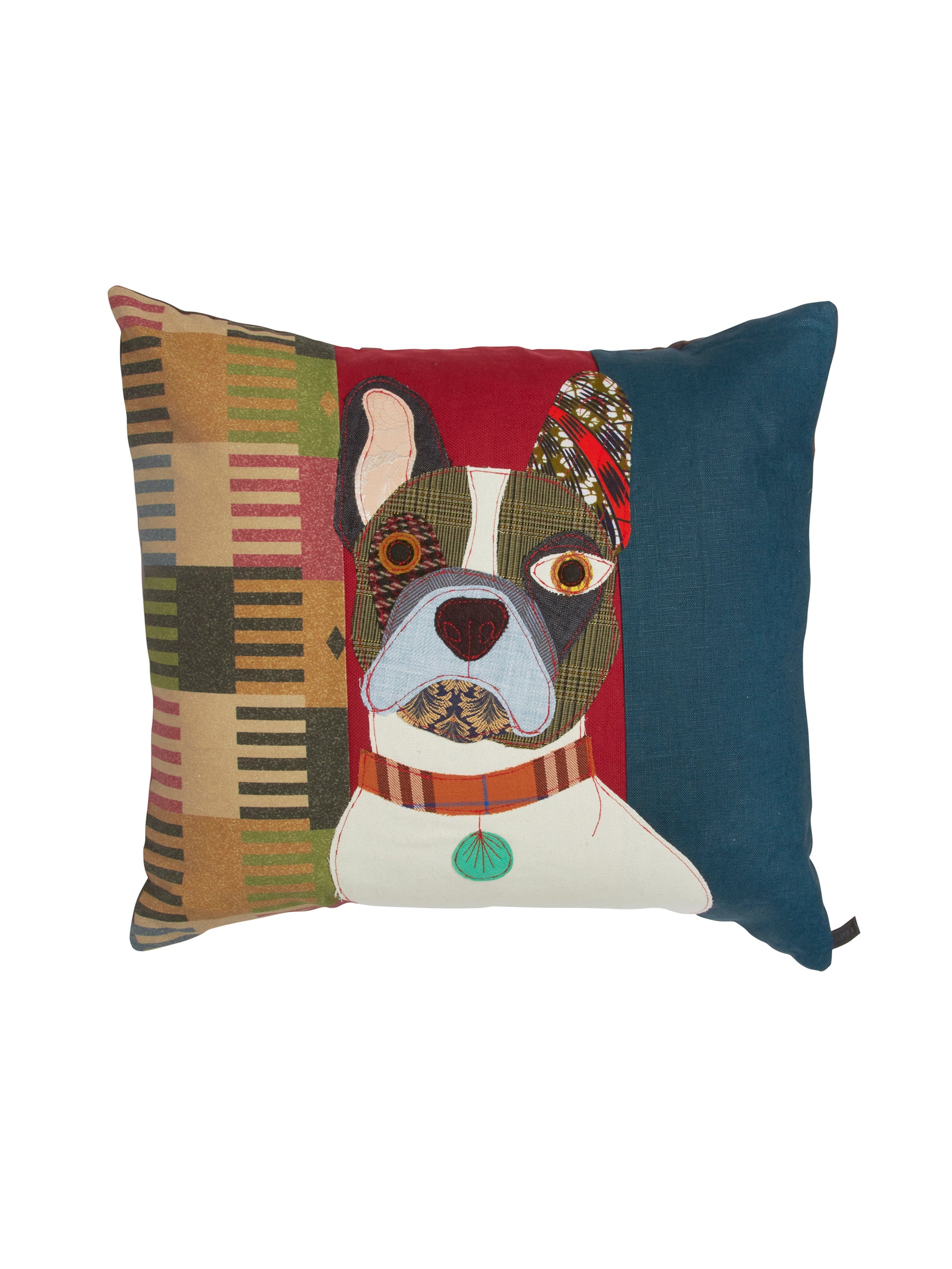 Carola van Dyke French Bulldog Pillow Weston Table