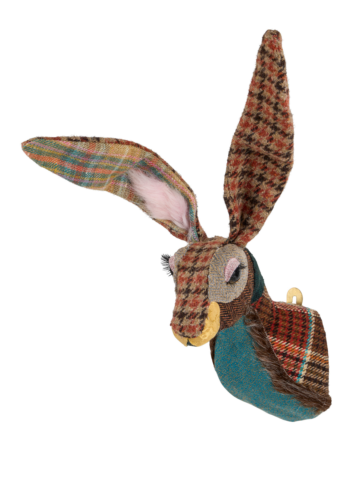 Carola van Dyke Tweed Tartan Textile Rabbit Hilda Weston Table