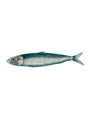  Ceramic Blue Sardine Dish Weston Table 