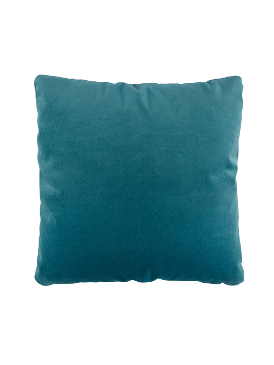 Cerulean Velvet Pillow Weston Table