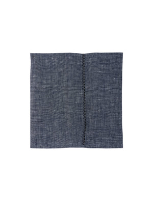  Chambray Denim Linen Napkin Set Weston Table 