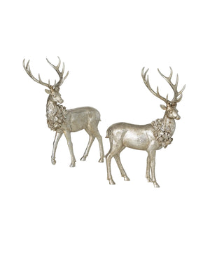  Champagne Stag Sculptures Weston Table 