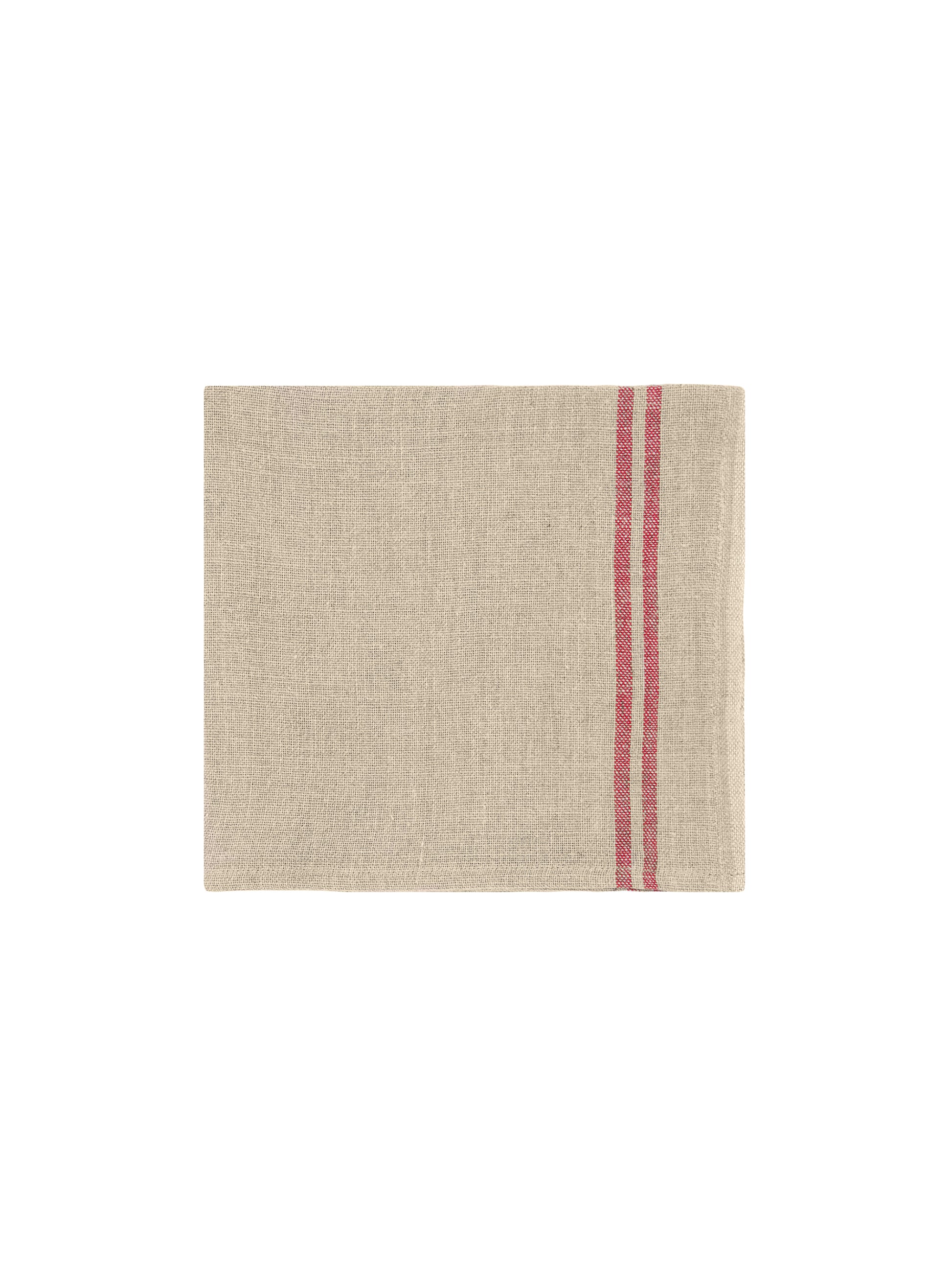 Charvet Editions Country Linen Collection Red Napkins Weston Table