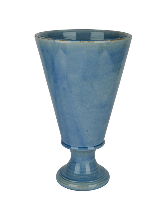 Chatham Vase Ceramic Blue Medium Weston Table