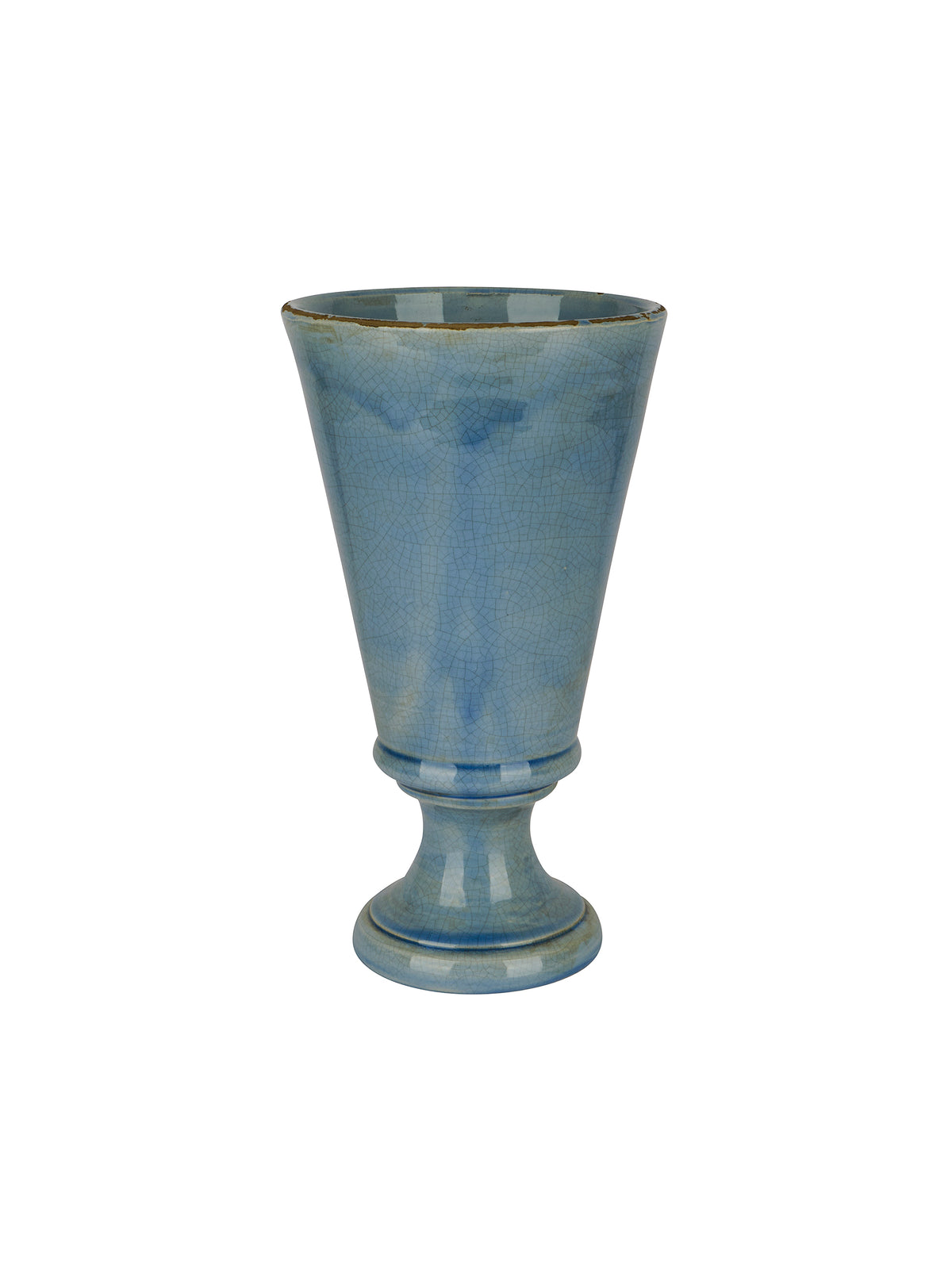 Chatham Vase Ceramic Blue Medium Weston Table