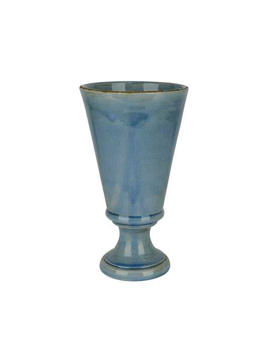 Chatham Vase Ceramic Blue Medium Weston Table