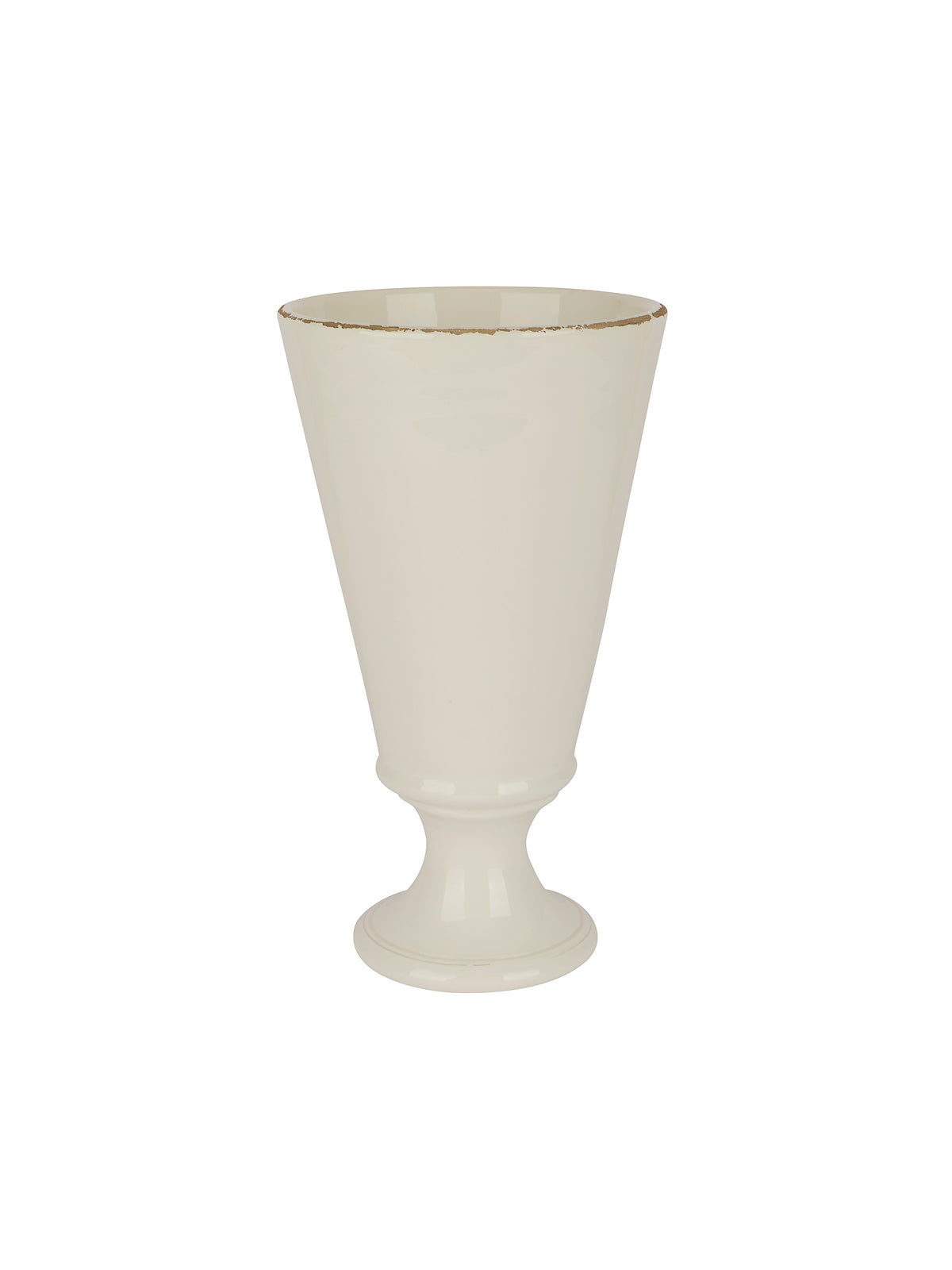 Chatham Vase Ceramic Off White Medium Weston Table