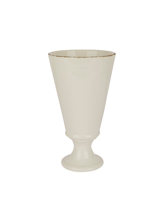 Chatham Vase Ceramic Off White Large Weston Table