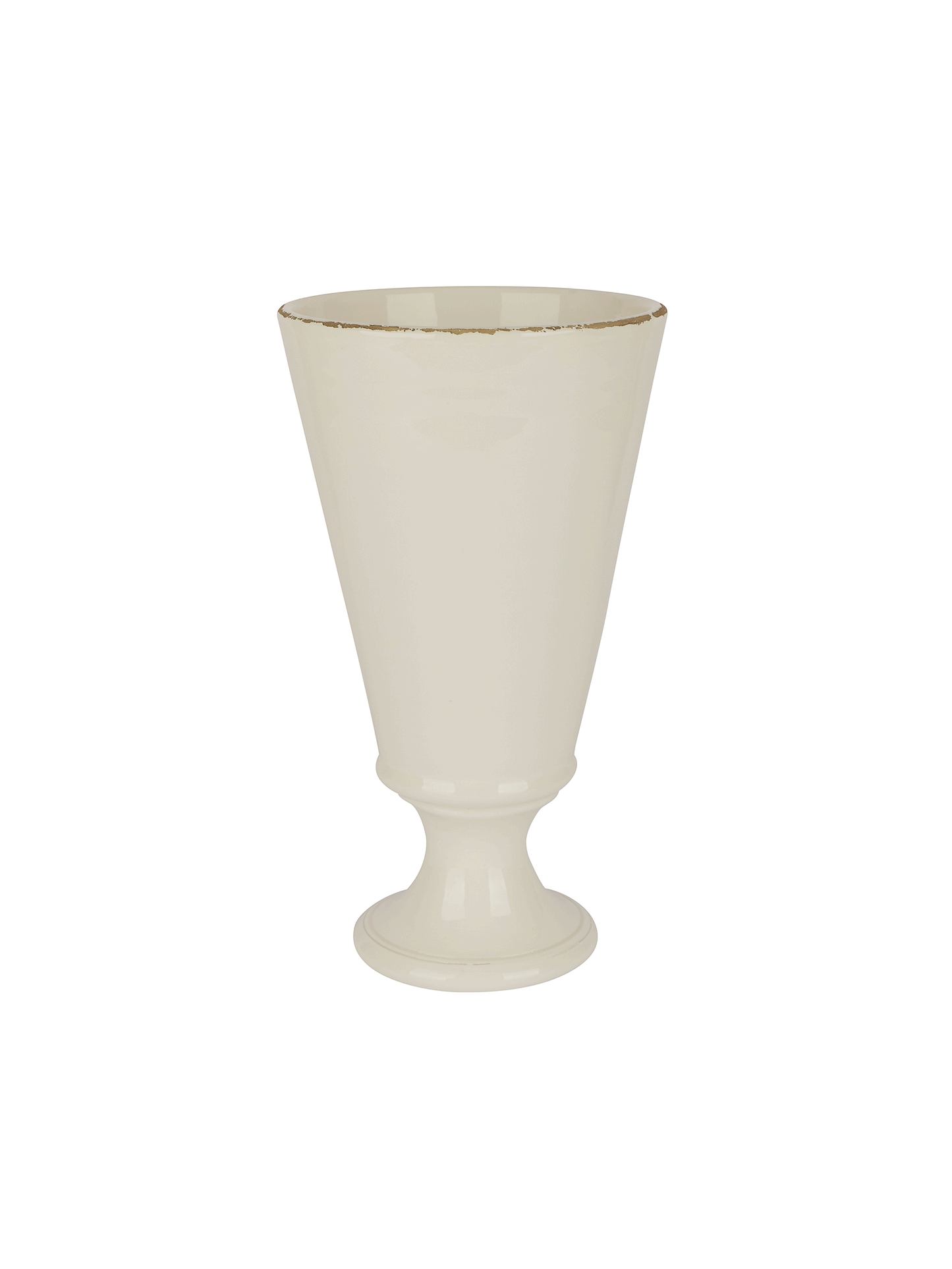 Chatham Vase Ceramic Off White Weston Table