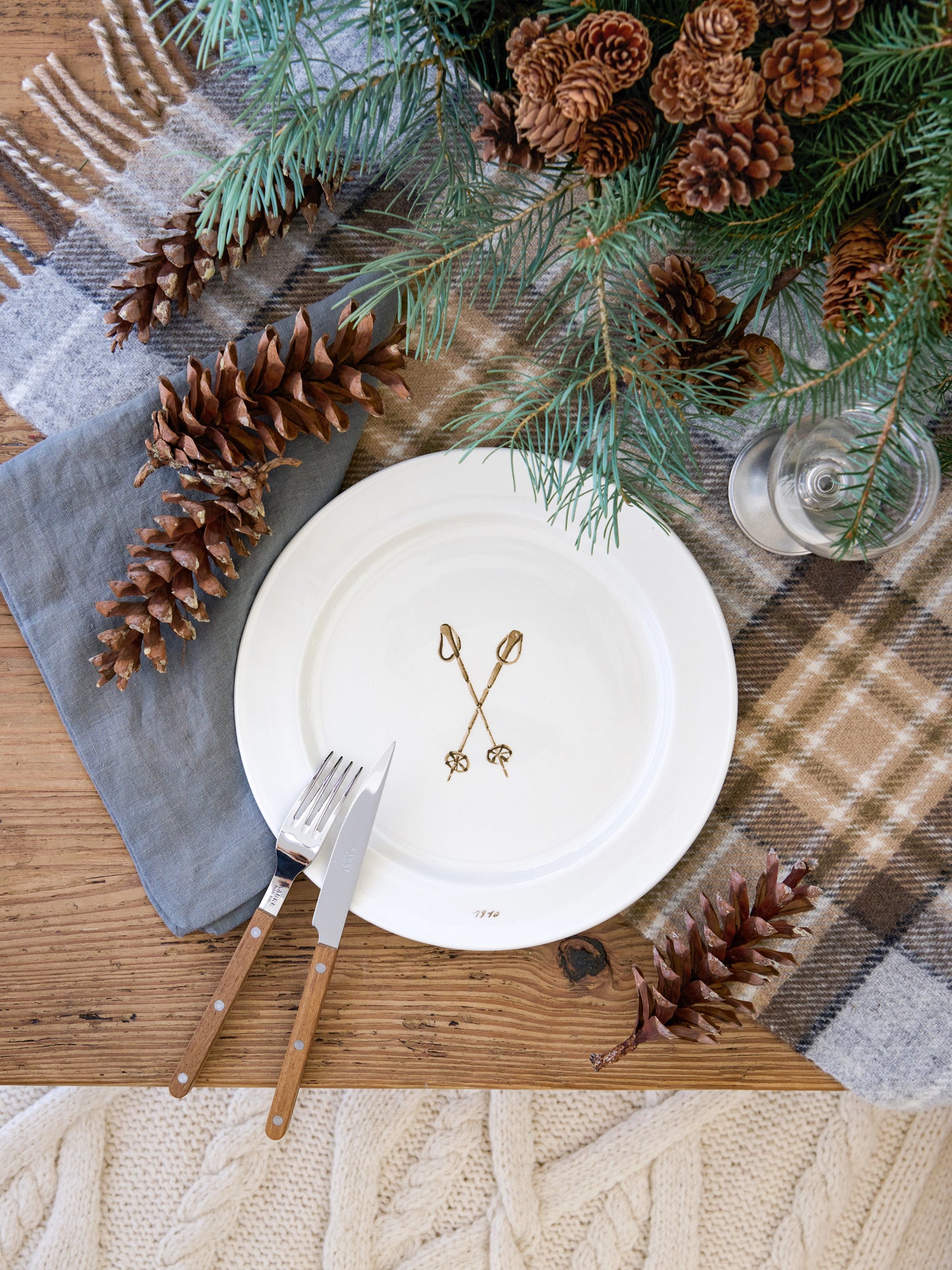 Chehoma Acentielle Ski Dinner Plate Weston Table