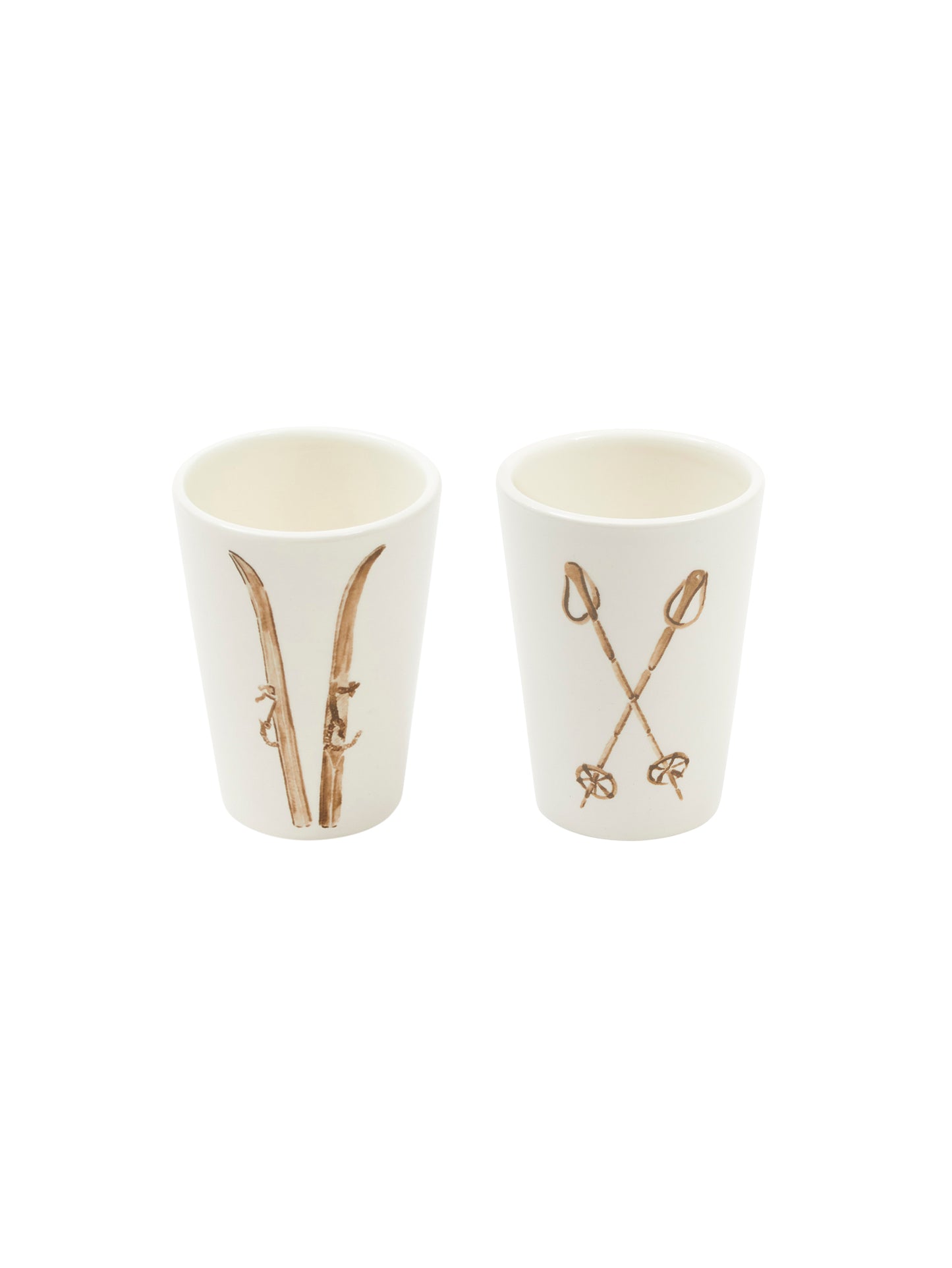 Chehoma Acentielle Ski Espresso Cups Set of Two Weston Table
