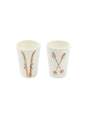  Chehoma Acentielle Ski Espresso Cups Set of Two Weston Table 
