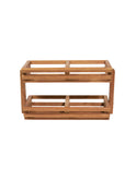 Cherry Wood Tiered Storage Basket Weston Table