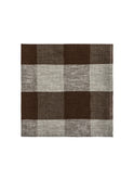 Chocolate Check Linen Collection Napkins Weston Table