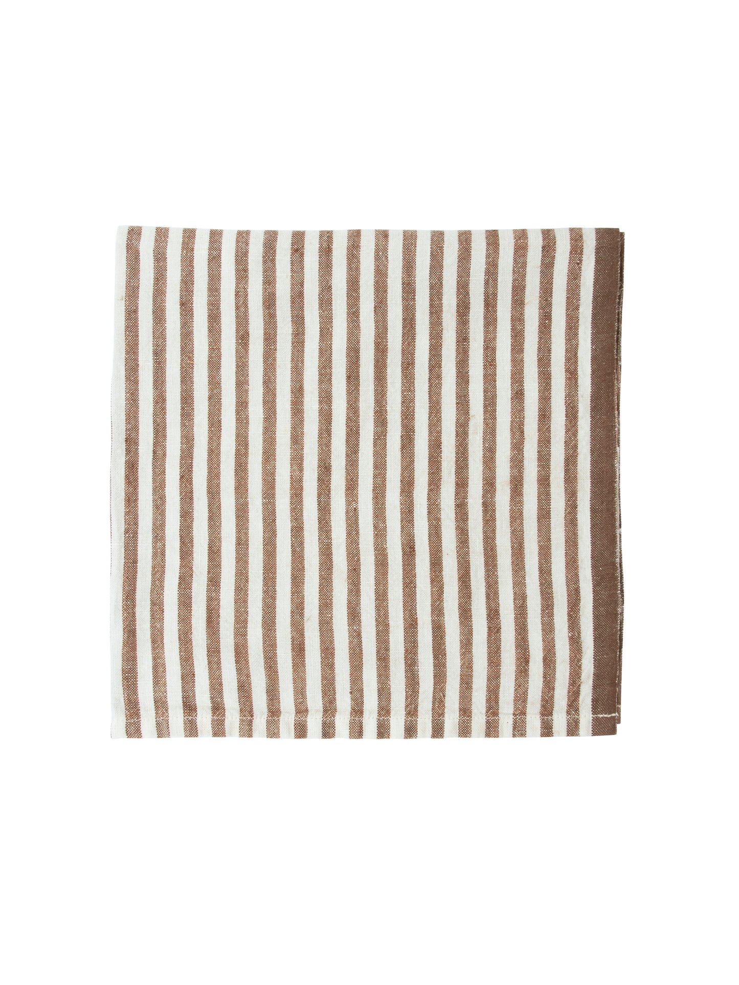 Chocolate Stripe Napkin Set Weston Table