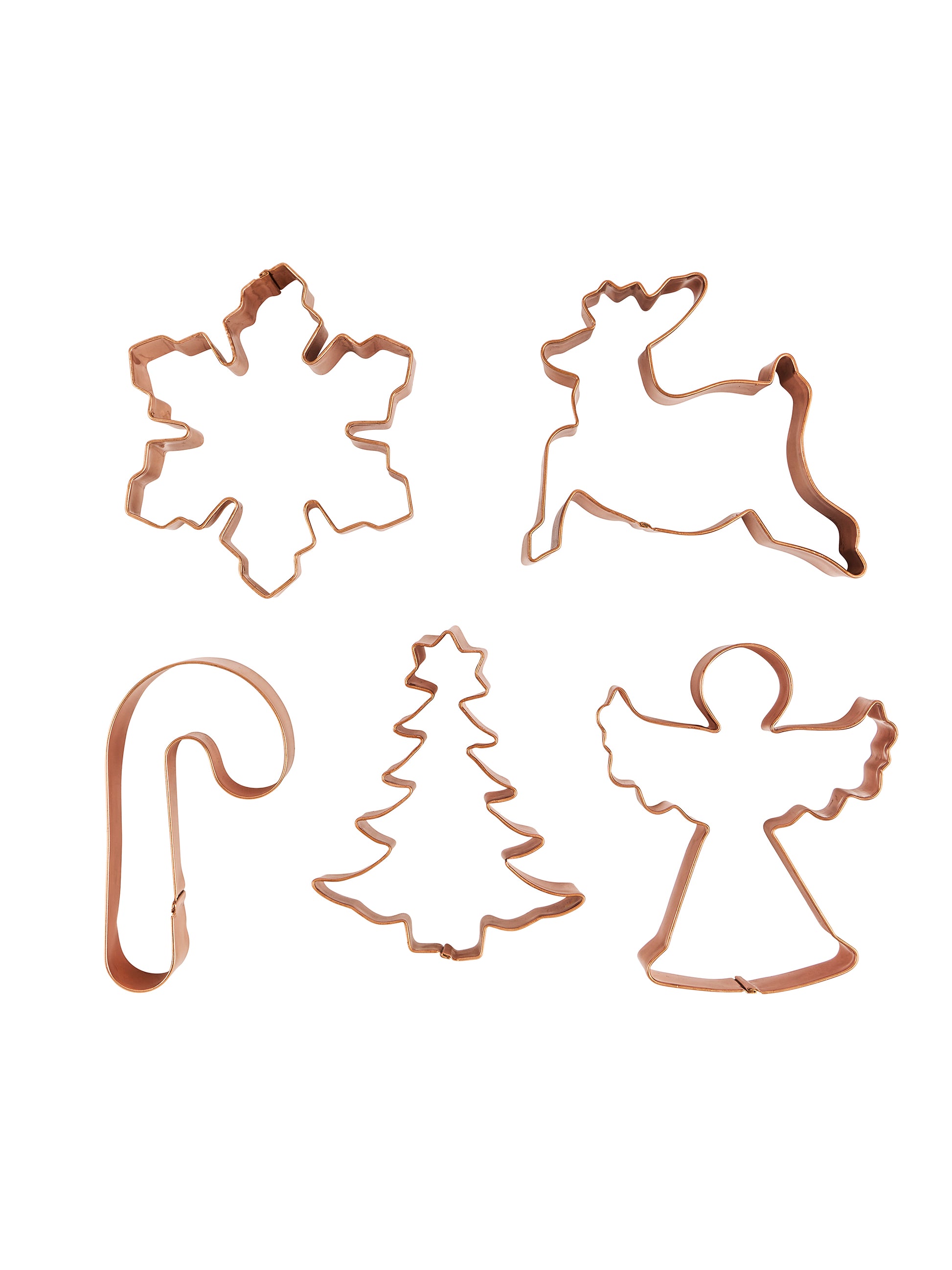 Christmas Copper Cookie Cutters Weston Table